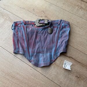 Stylish Blue and Red Women Shorts